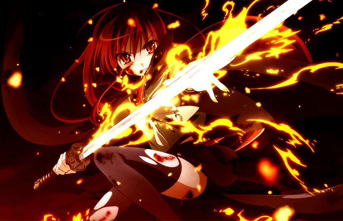 Shakugan no Shana with Nietono no Shana